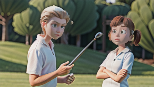 未来のプロゴルファー