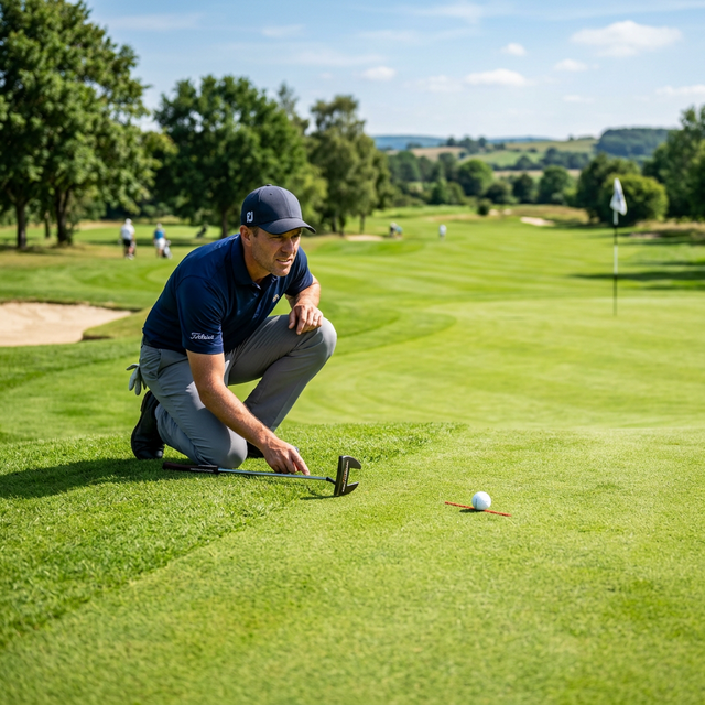 パッティングラインの読み方｜傾斜と芝目を見極めるコツ