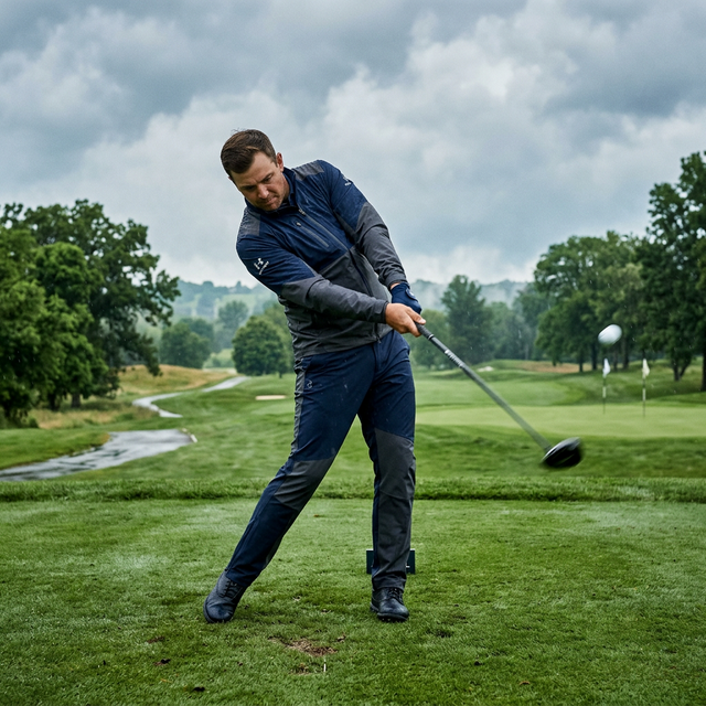 ゴルフ用レインウェア最新素材比較｜雨の日も快適にプレーする方法